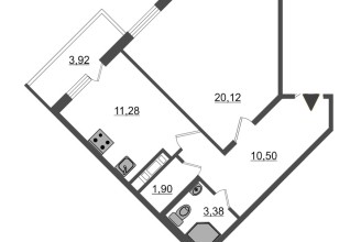 поселок Новогорелово, б-р Десантника Вадима Чугунова, 8 корп. 28 - м. Проспект Ветеранов