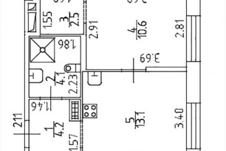 Гладышевский пр-кт, 38 корп. 1 - м. Комендантский проспект