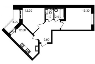 ул. Русановская, 16 корп. 1 - м. Улица Дыбенко